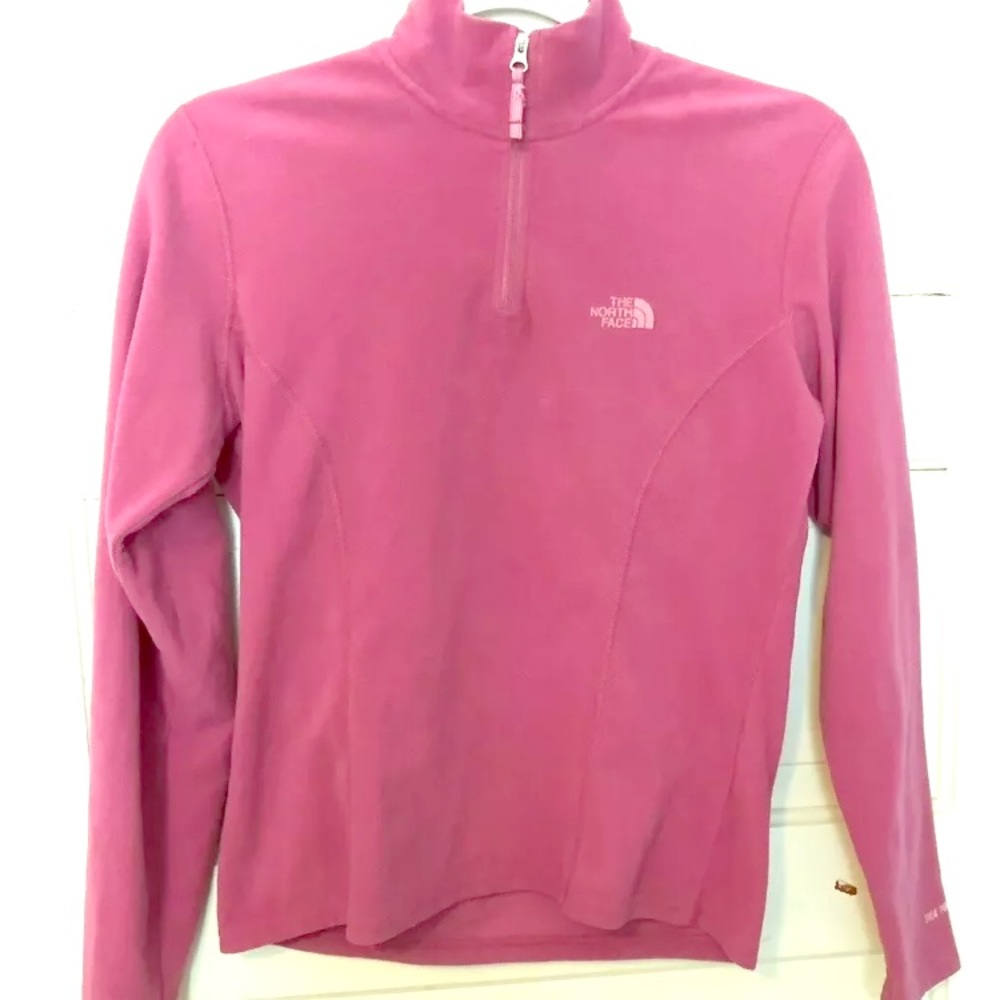Womens North Face 1/4 Zip Fleece Small Petite